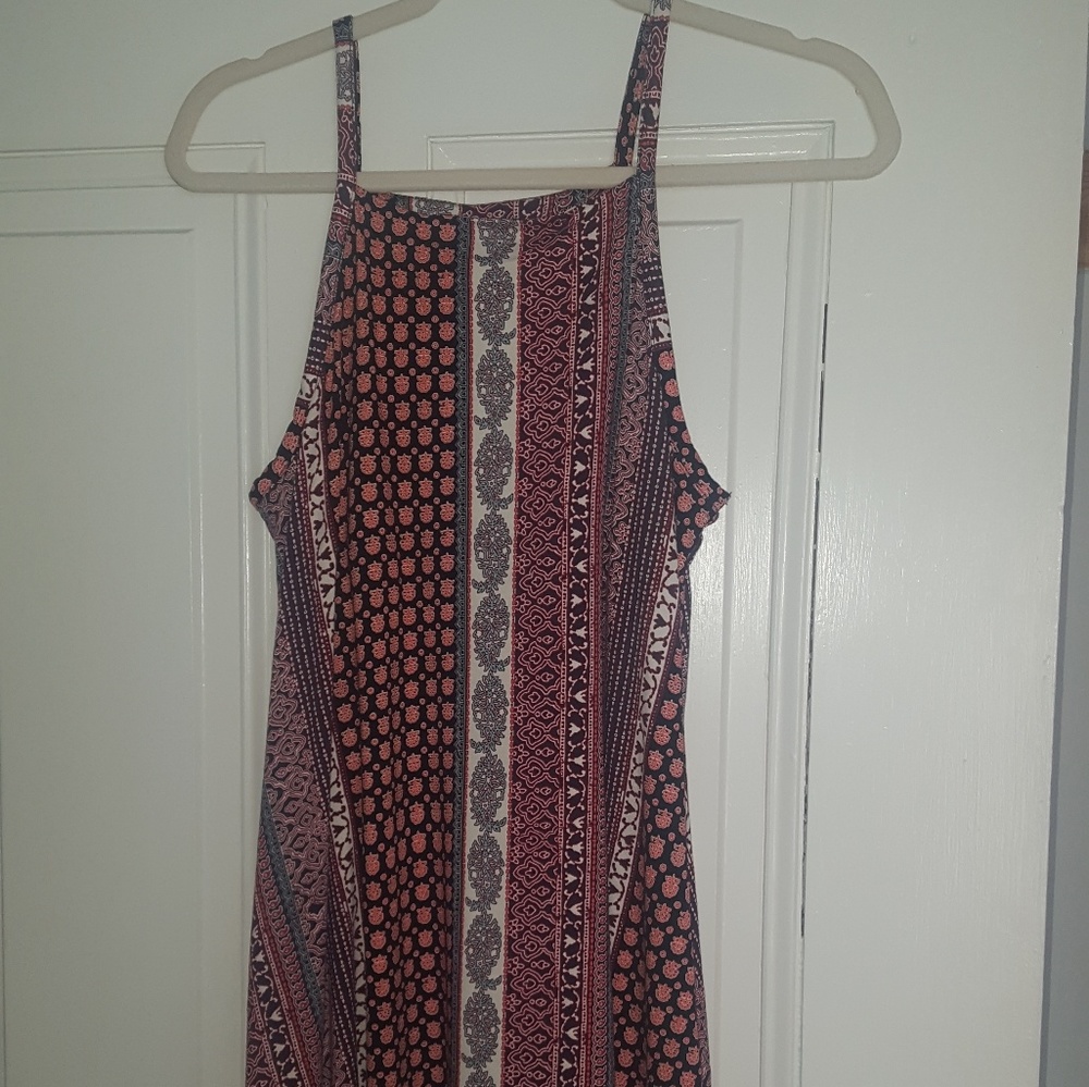 Rachel Zoe short dress, tribal pattern warm colors